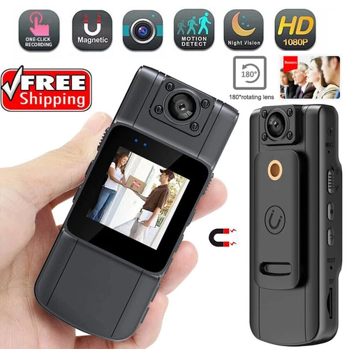 1080P Mini Camera Portable Digital Video Recorder Police Body Cam Night Vision