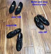 3 pairs of dance and step-dance girls shoes