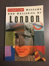 1st Edition Museums and Galleries of London Insight Guides 2002 Color Paperback 