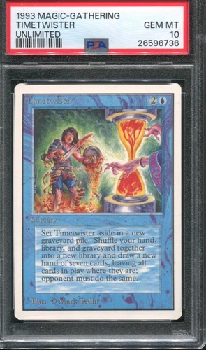 Timetwister Unlimited Edition PSA 10 BGS 9.5 Gem Mint MTG Magic the Gathering