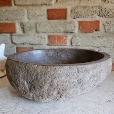 Schale Schüssel Lavastein Topf Gefäß Pflanzenschale Dekoration Haus Garten Natur