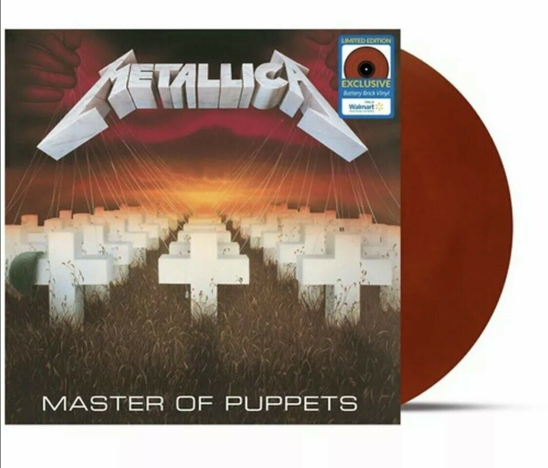 Metallica - MASTER OF PUPPETS Color Vinyl LP *New/Sealed* Limited