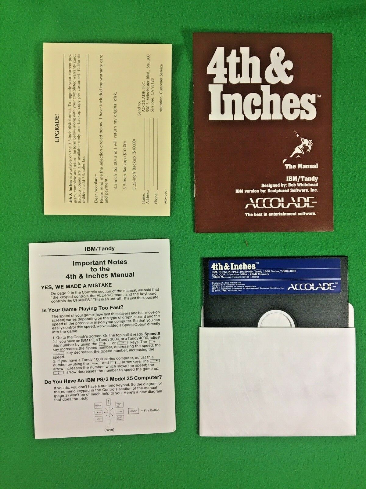 4th and inches video game