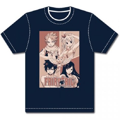 *NEW* Fairy Tail: Group Four Square XX-Large (XXL) T-Shirt by GE Animation