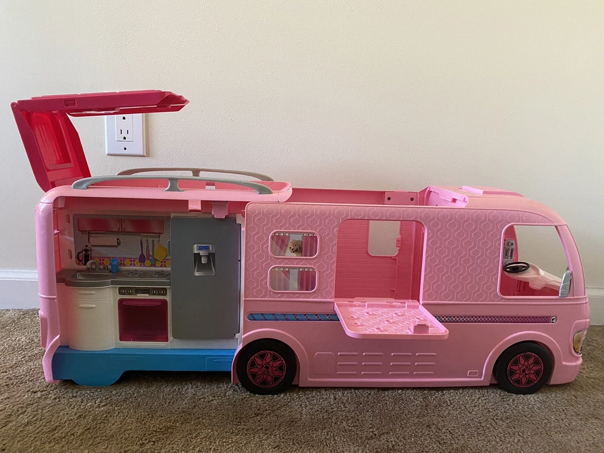 Mattel Barbie Dream Camper RV Pink 2016 Motorhome Van