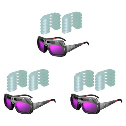 3X Gafas de Soldadura de Oscurecimiento Automático Gafas de Soldador de Vis3483 - Imagen 1 de 8