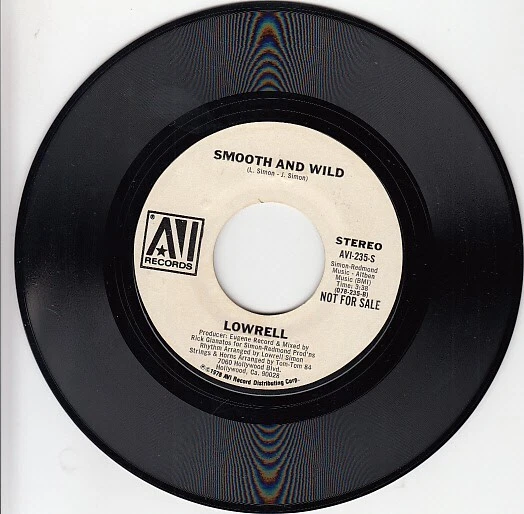 Lowrell - Overdose Of Love / Smooth & Wild 7" promotional 45 - Image 3 of 4