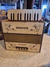 HOHNER STUDENT Accordion Piano STEEL REEDS 1920-1930 Working In Need Of TLC