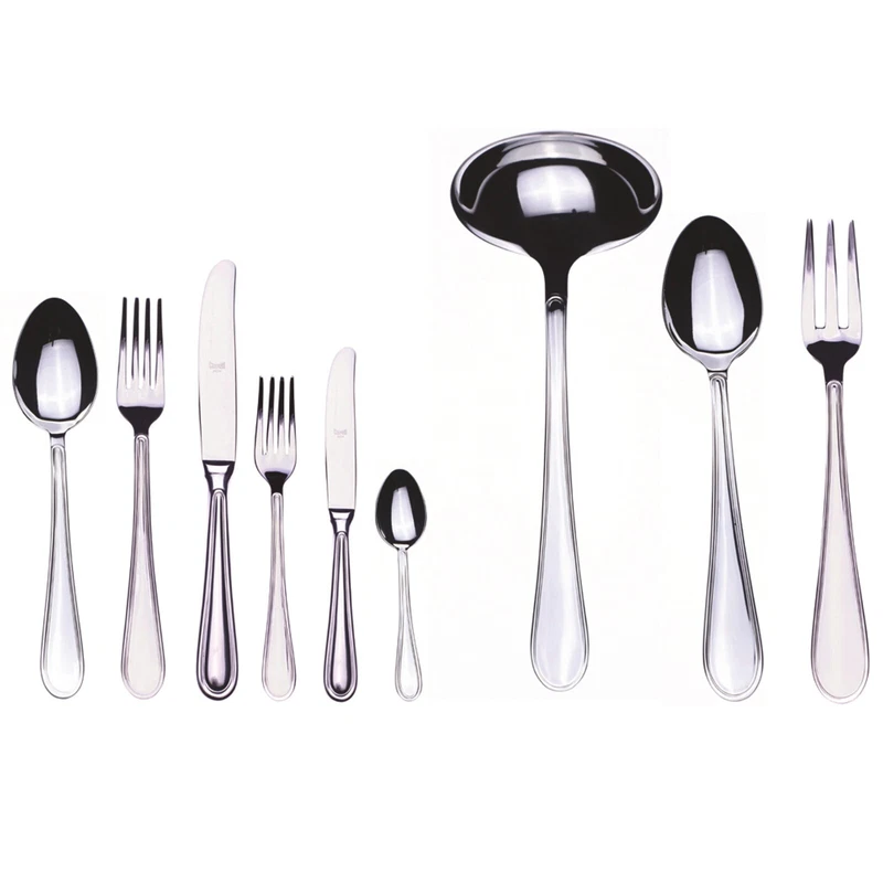Servizio Posate Tavola per 12 Persone MEPRA NORMA in Acciaio Inox Set 75 Pezzi, fotografia 5 di 9