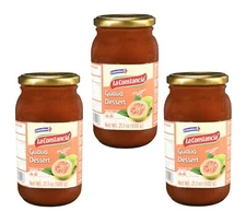 3-Pack Colombina Guava Delight - Luscious Guava Spread & Paste Combo 21.1 oz Jar