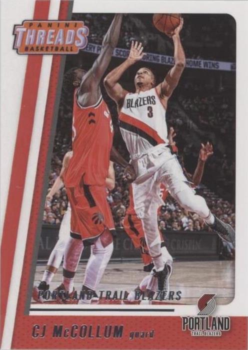 2017-18 Panini Threads - C.J. McCollum #11 - 1 of 2