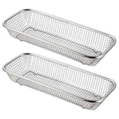 2 Pcs Chopsticks Storage Box Dishwasher Basket Rack Bowl for Baby Utensil