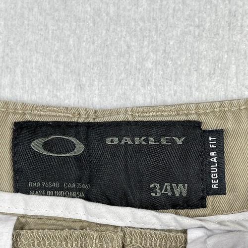 Oakley Shorts Herren 34 Beige Golfer Preppy Freizeit Alltag Reisen Wandern Camping - Bild 4 von 16
