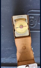 Vintage Sunset Unittic Light Meter Model 31 with Leather Case
