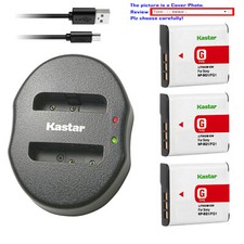 Kastar Battery Dual Charger for Sony NP-BG1 NPFG1 Sony Cyber-shot DSC-N1 Camera
