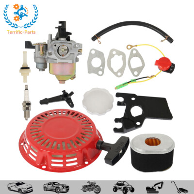 #ad #ad For Honda GX160 GX200 Carburetor Recoil Ignition Coil Spark Plug Air Filter Kit $20.49