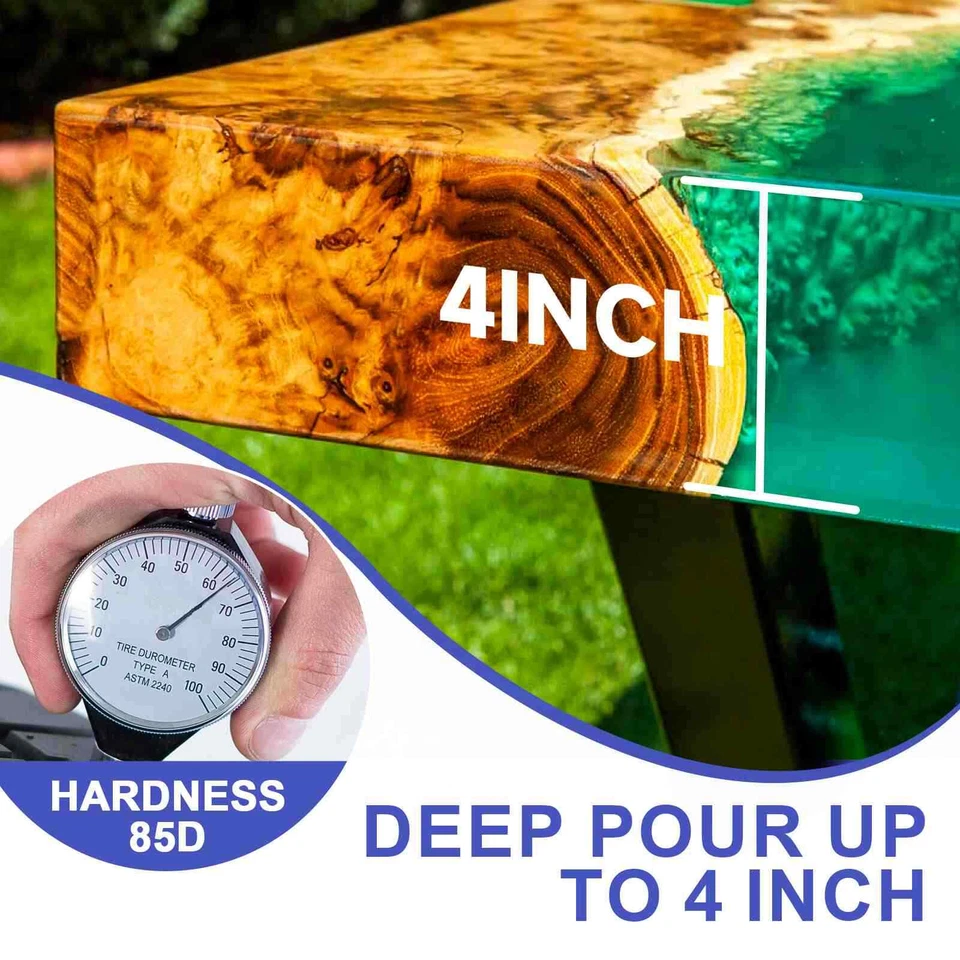 Proveedor de resina epoxi Deep Pour 2:1 - Kit de 12 kg/3 galones - Fundiciones de arte hágalo usted mismo Foto 4 de 4