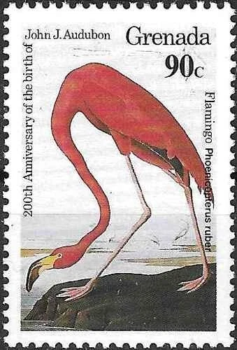 Timbre Oiseaux Grenade 1291 ** (73232ER) - Photo 1/1