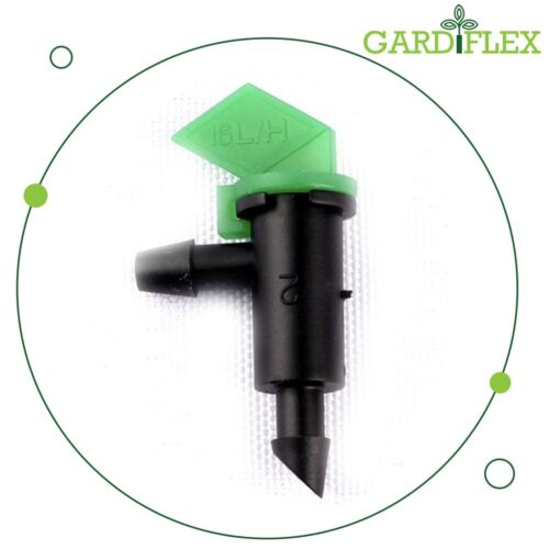Gardiflex 16LPHDrip Flagge Emitter Tropfer Garten Sprinkler Verstellbar Spülung - Bild 1 von 17