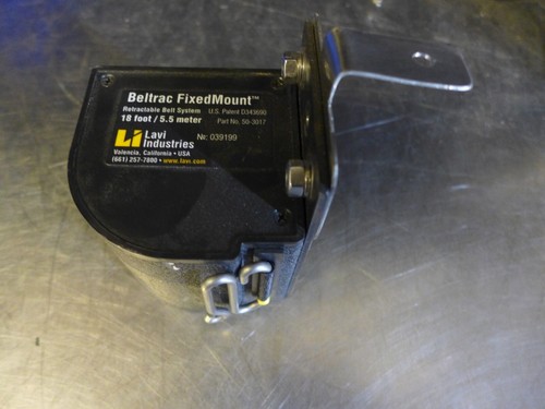L186 BELTRAC FIXED MOUNT RETRACTABLE BELT BARICADE SYSTEM 18' 50-3017