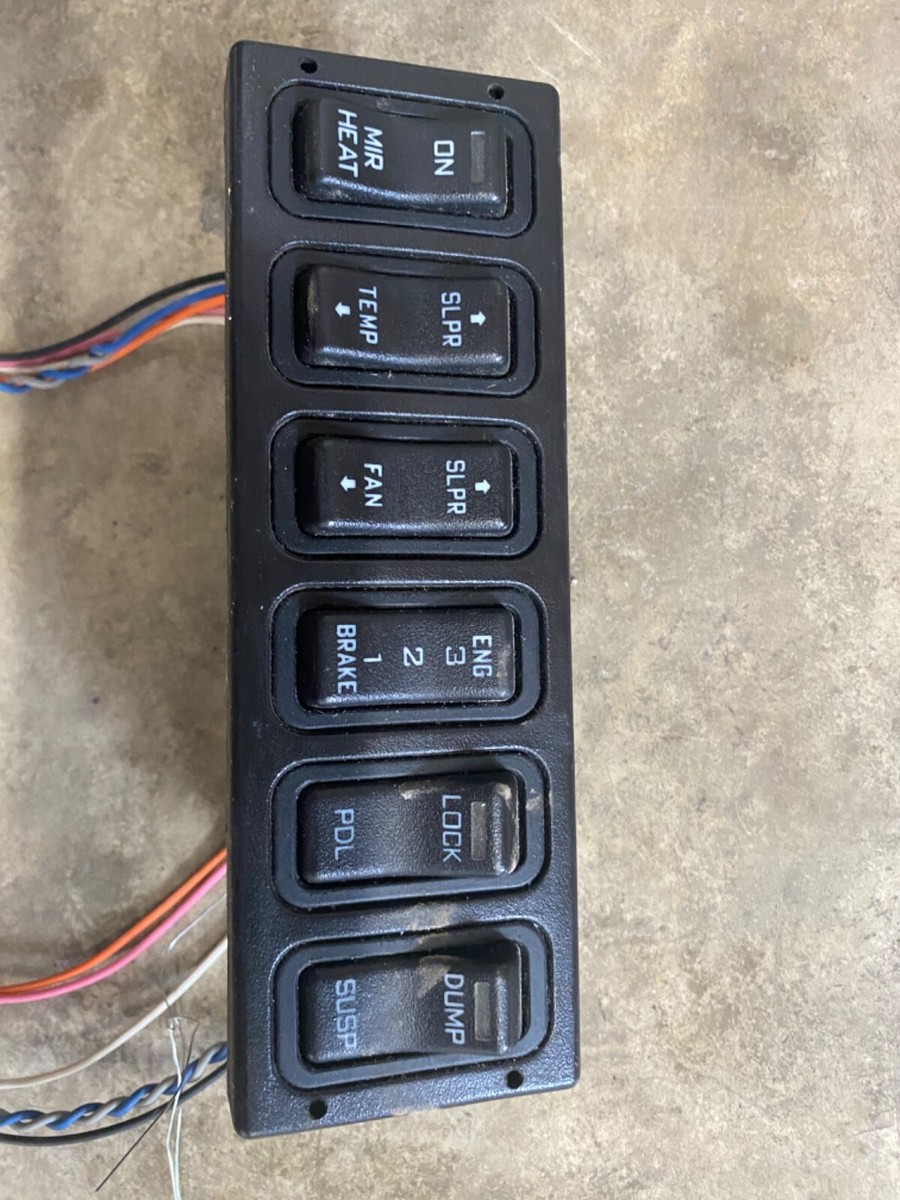 821 2012 international Pro star jake brake switch panel