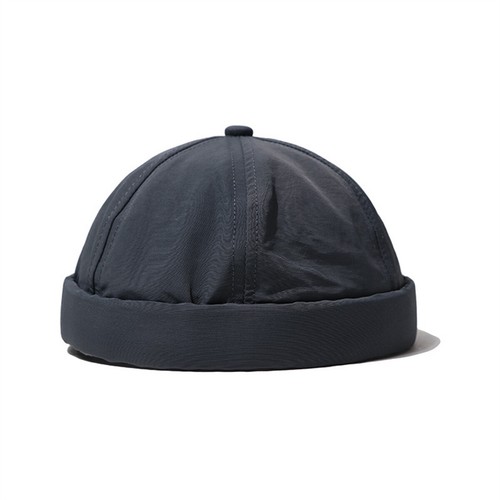 Cappello uomo Docker berretto traspirante senza tesa polsino arrotolato retrò marinaio - Foto 12 di 16