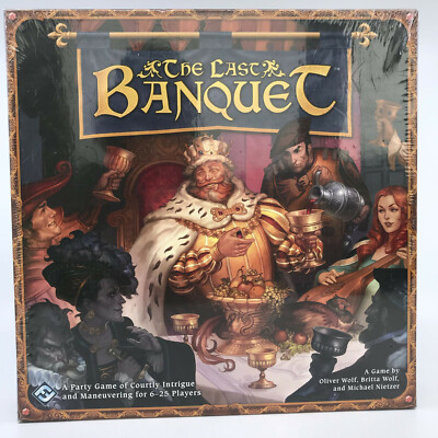 The Last Banquet Party Game NEW Sealed 2014 for 6-25 players Courtly Intrigue