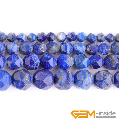 Wholesale Lot Natural Assorted Gemstone Polygonal Jewellery Making Beads 15" UK - Picture 33 of 129