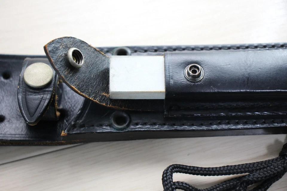 Al Mar SERE Attack #3004 6" Blade Fighting Knife w/Sheath Japan 1980s D88 - Image 3 of 4