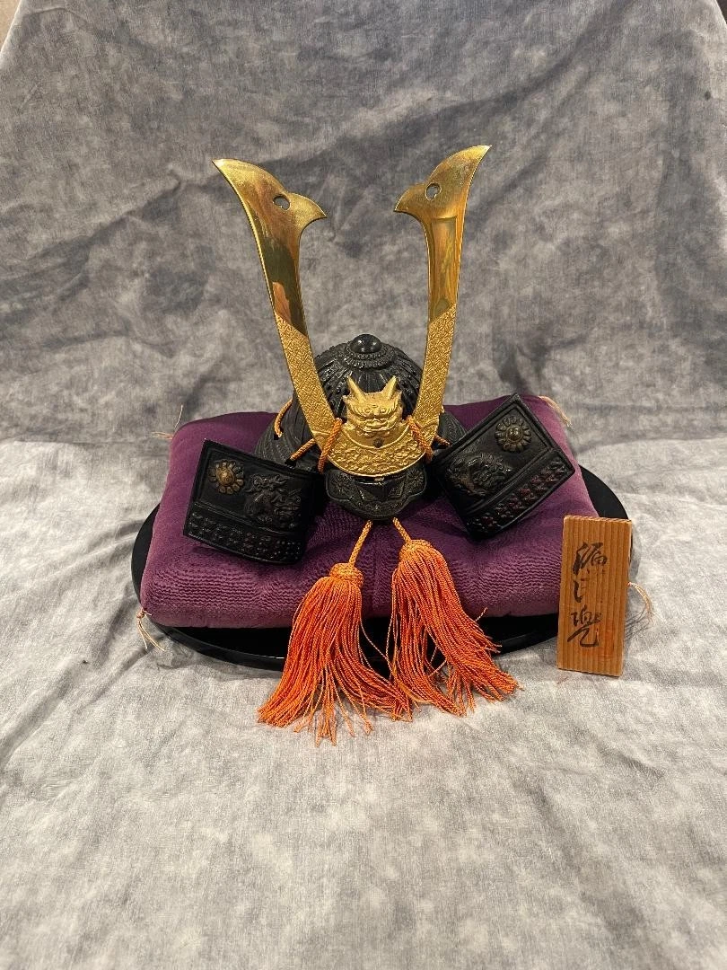 金色熨斗古董日本装甲| eBay