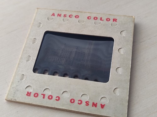 Street Scene SEARS STORE, Los Angeles CA. in 1950s, Ansco Slide  - Picture 3 of 3