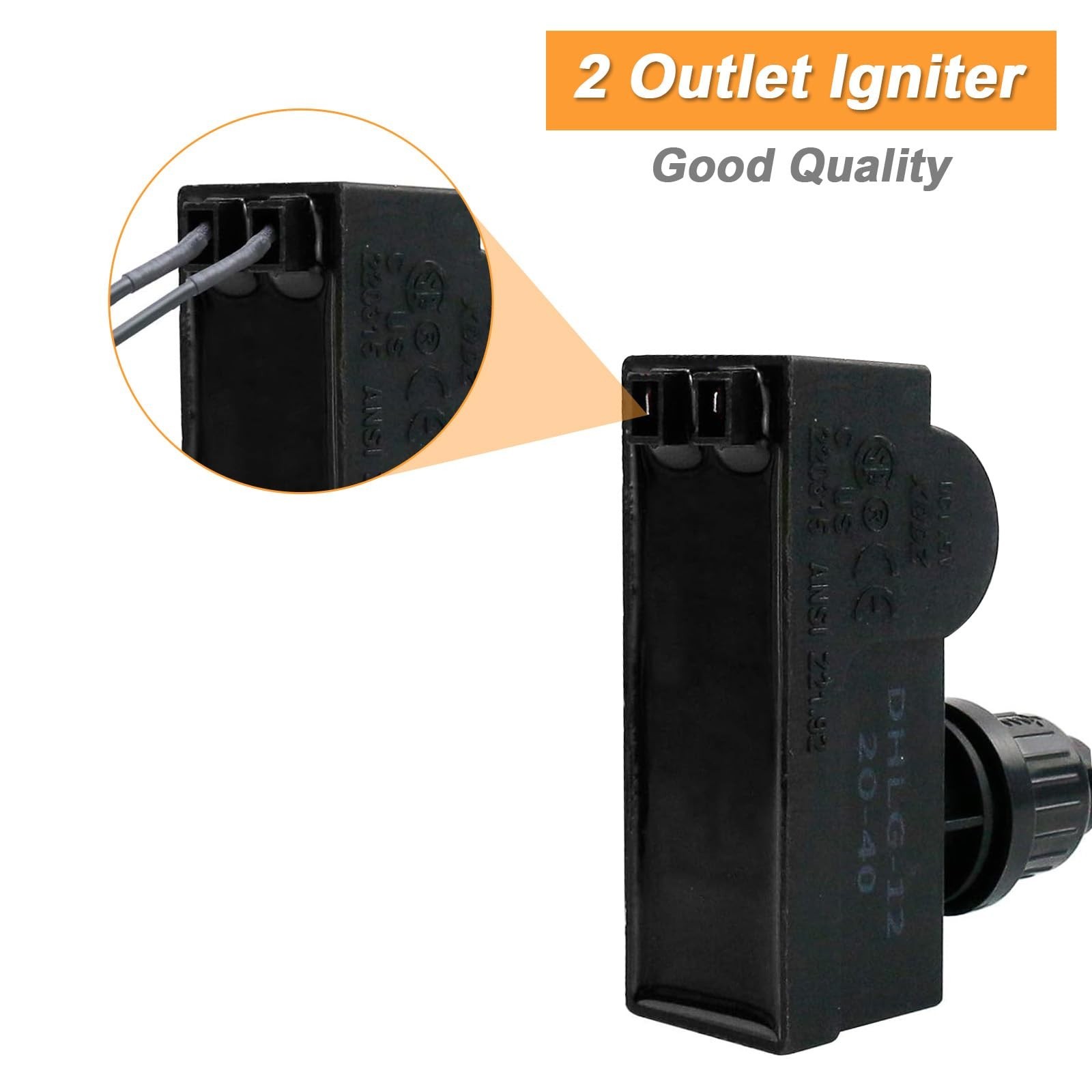 Grill Igniter Kit Replacement Parts - for Charbroil, Expert Grill, Dyna Glo, ...