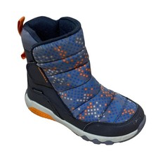 Merrell Kids Snow Boots 12M Navy Blue Orange ...