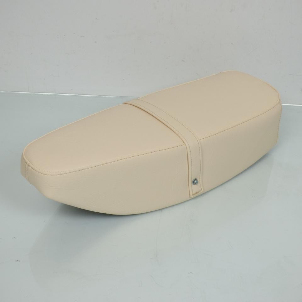 Selle biplace beige pour Peugeot 101 avec tube 25mm de mobylette