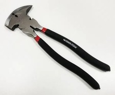 10.5" Heavy Duty Fencing Pliers Nailing Cutting & Gripping Soft Grip 270mm