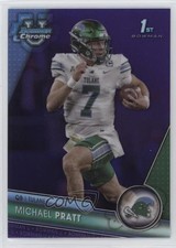 2023 Bowman U Chrome Purple Refractor 308/399 Michael Pratt #89 0c3