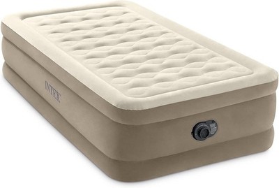 Intex Twin Ultra Plush Luftbett mit Fiber-Tech RP, aufgeblasene Größe: 99 cm x