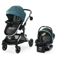 Graco Modes Nest Travel System Bayfield | 3-in-1 Stroller & Car Seat Combo | New