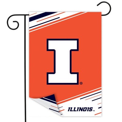 Sparo Illinois University NCAA Licensed Double-Sided Garden Flag
