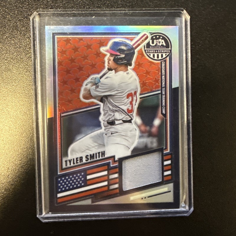 2026 Panini Stars & Stripes Prizm - USA Materials Tyler Smith #USA-TS (MEM, RC)