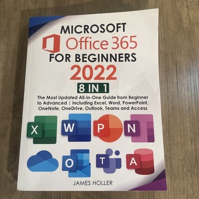 Microsoft Office 365 Book For Beginners 2022 8 In 1 Excel Word Power Point +