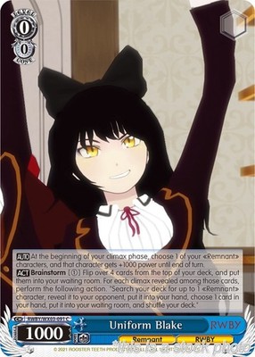 Uniform Blake [RWBY/WX03 - RWBY/WX03-091 C]Weiss SchwarzNM