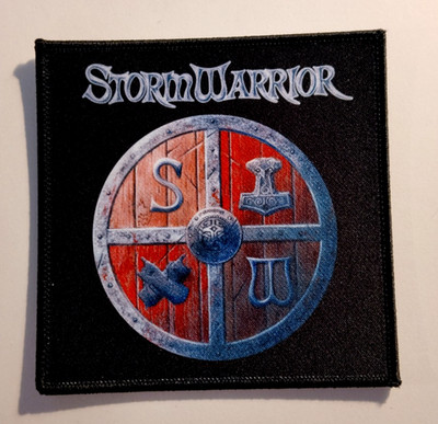 Stormwarrior - Shield - Patch - gedruckt - ca. 10,0 x 10,0 cm - Aufnäher - neu