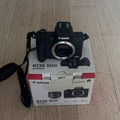 Canon EOS M50 Mirrorless Camera 24.1MP Wi-Fi Built-in Flash Black  (Body Only)