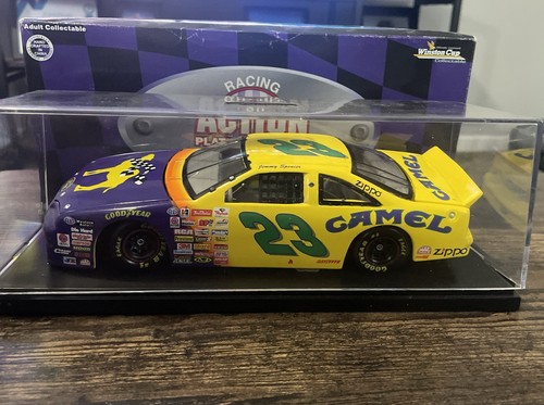 1997 1/24 Action #23 Jimmy Spencer Smokin' Joe's Ford Thunderbird Diecast - Picture 1 of 9