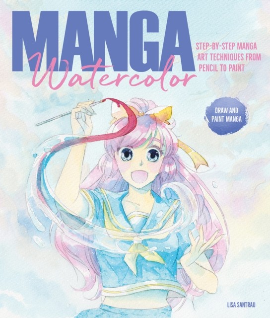Manga Watercolor by Lisa Santrau (Paperback Book) - Image 8