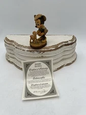 ANRI CARVINGS WALT DISNEY MINNIE MOUSE SIGNED BY MASTER CARVER ULRICH BERNARDI