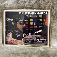 DALE ERNHARDT SR NASCAR DRIVER  8X10 COLOR PHOTO "DETERMINATION"