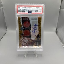 2024 Bowman University Best Audi Crooks #PDRAAC Prospect Dual Relic Gold Auto