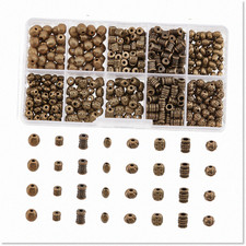 480 Tibetan Style Bronze Spacer Beads for Jewelry Making
